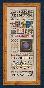 [Photo of Amish Quilt Sampler......TG 46]